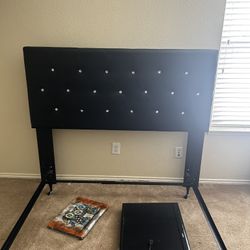 Black Full Headboard 