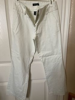 New York & Company White Wide-Leg Pants