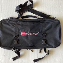 UNUSED Wusthof 3 Compartment Kitchen Knife Case Culinary School Tool Bag