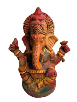 Lord Ganesha Clay Statue