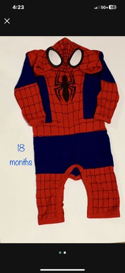 Spider Man Costume 18 Months