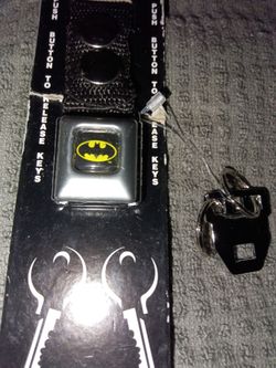 Batman Seat belt key chain