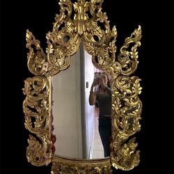 Ornate Mirror From Thailand 