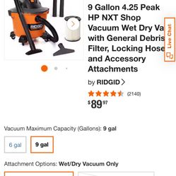 9gal Shop Bad Like New 