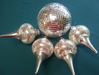 Silver Christmas decorations