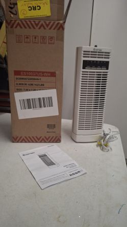 Costway 14'' Mini Oscillating Tower Fan Electric Desk Fan w/3 Speed & Timer Measure 14.5 Inches 