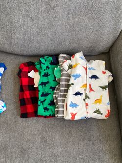 9 month cloth flannel onesies