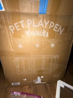 Pet Playpen 8-Panel clear