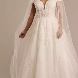 NWT- Cathedral Wedding Veil