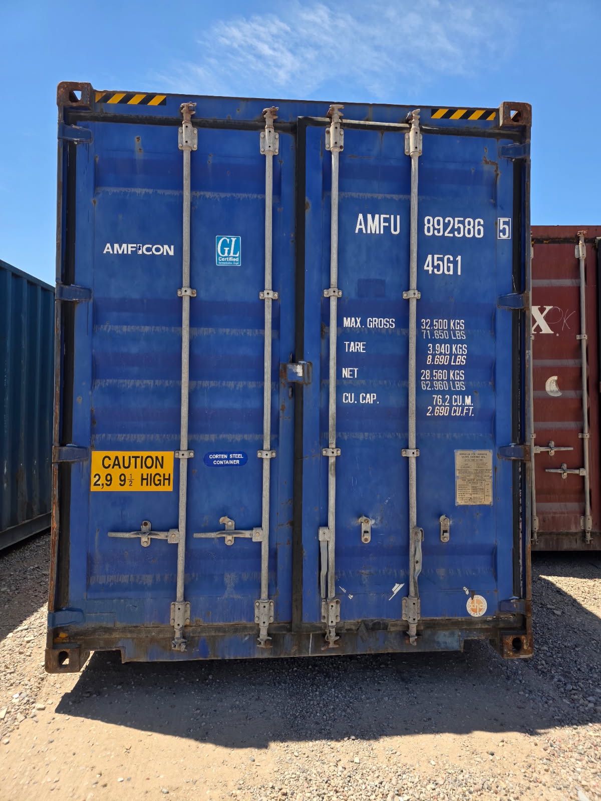 Used 40ft HC container