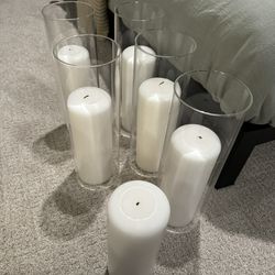 6 Pillar Candles