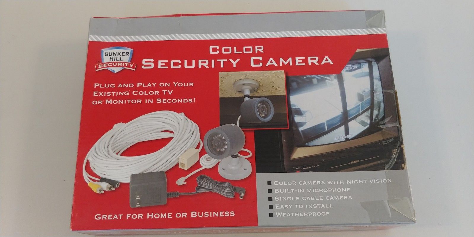 2 Color Security cameras, Unopened, New in Box! $25 each