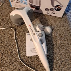 Homedics, Dual Head Percussion Action Plus Massager with Heat, 