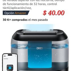 Dreo Humidificadores inteligentes para dormitorio
