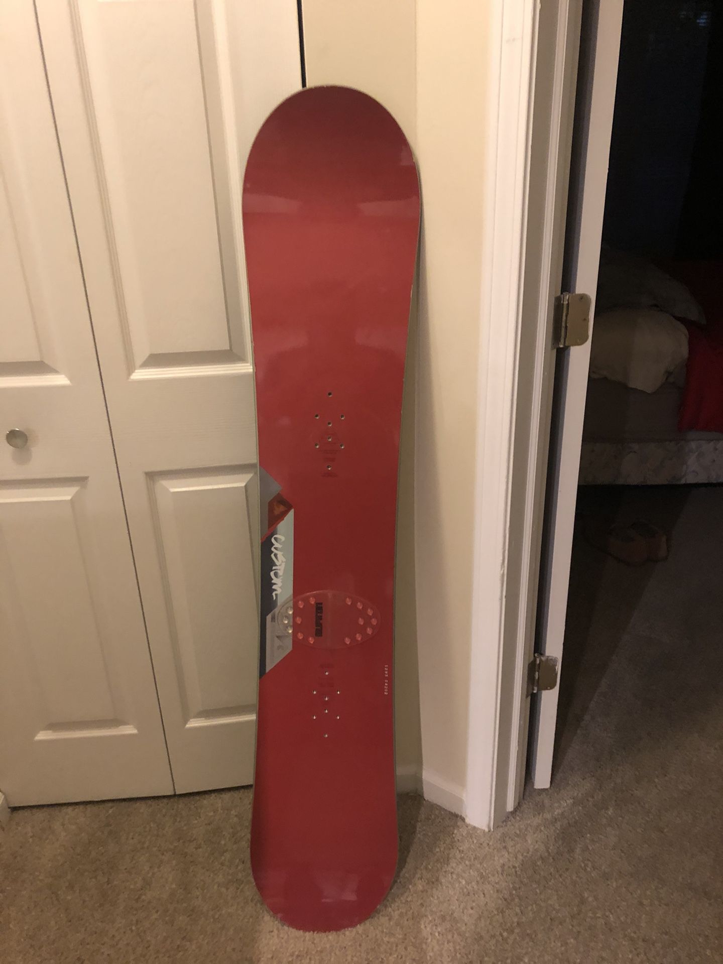Burton 151 Custom Snowboard.
