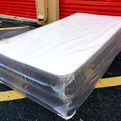 NEW TWIN MATTRESS AND BOX SPRING 😉 100% QUALITY & CONFORM 👌