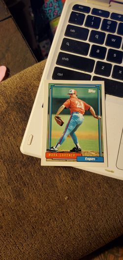 Mark Gardner baseball card