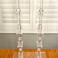 $15 for the set….Gently used MOOCA 2 Pcs Set Premium Acrylic Sunglass Organizer, Glasses Holder, Sunglass Holder, Glasses Stand, Eye Glass Holder, 5 F