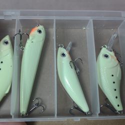 Fishing Lures Crank Baits Glow In The Dark 