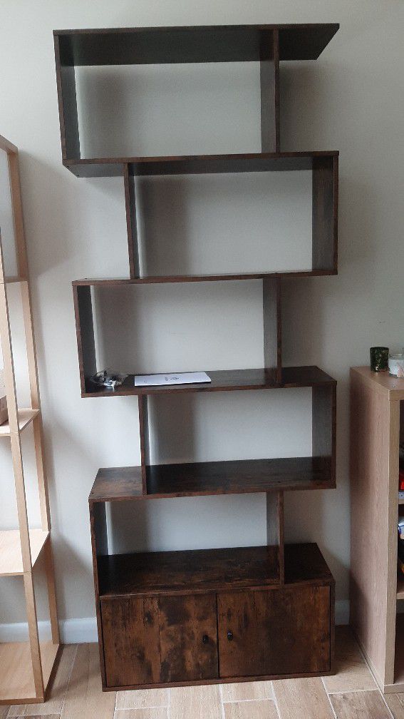Stylish Tall Display Shelf or Bookcase