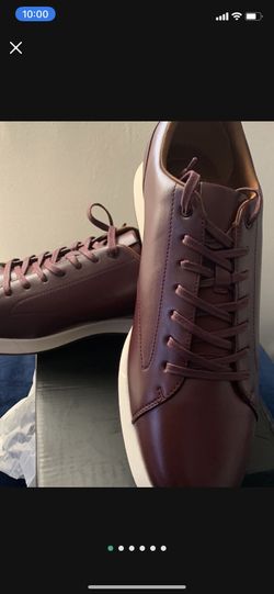 Men's lace-up Oxblood Sneakers Shoes Brand new