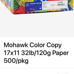 Color Copy Paper - White- 11x17”