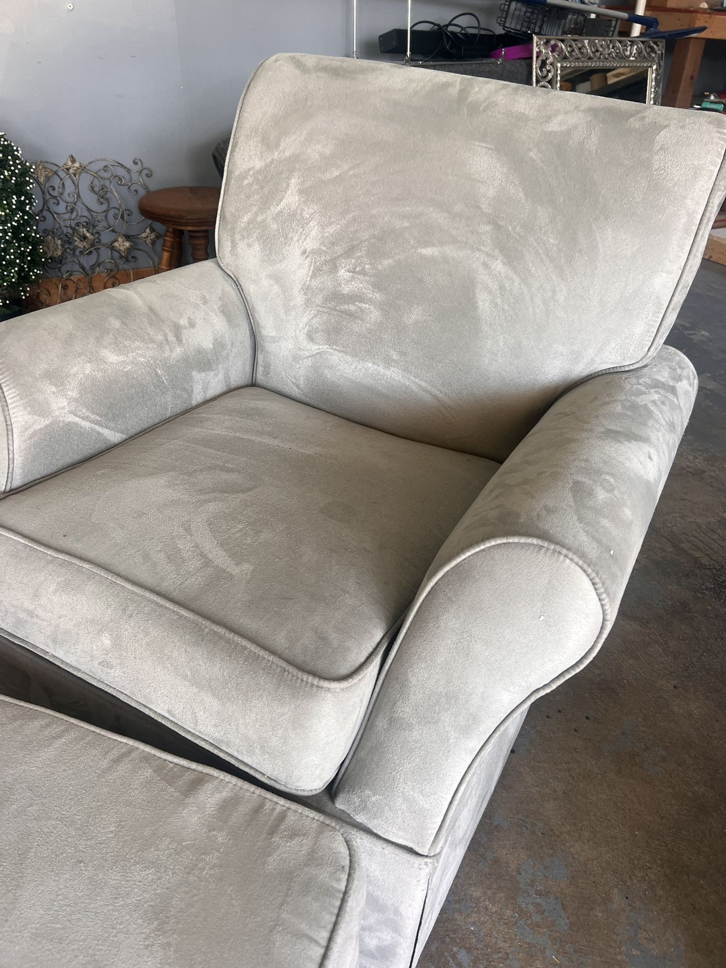 Like New Rocking Chair And Ottoman