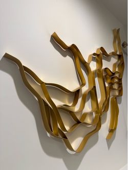 Unique wall gold decor