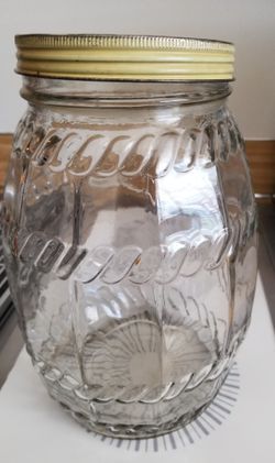 Vintage Large Pickle Jar 10"