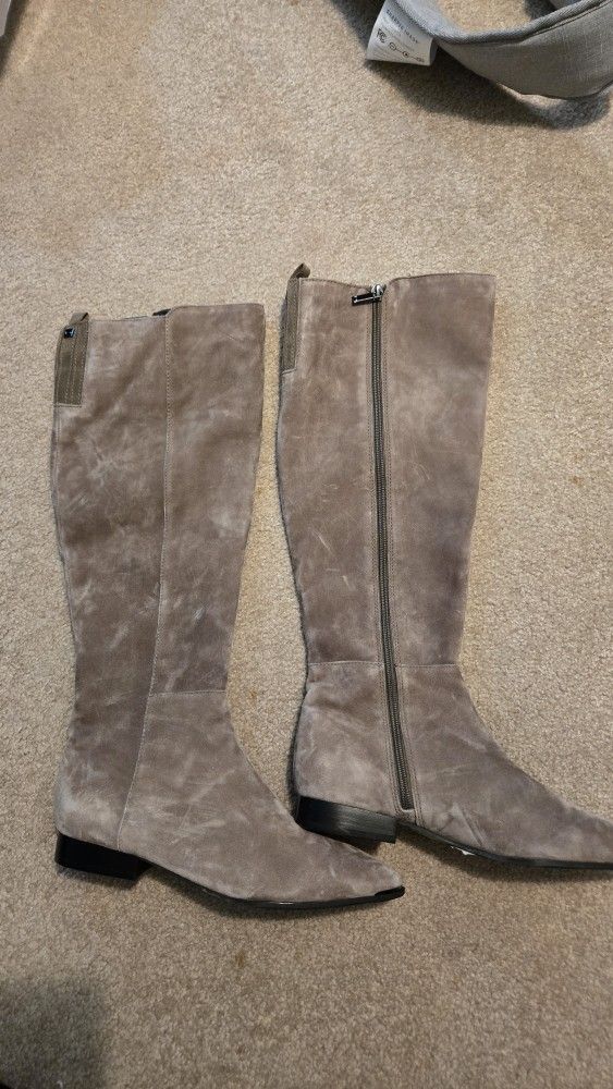 Maro Fisher Leather Boots Size 7.5