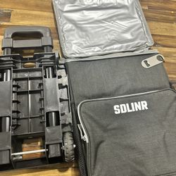 72-Can Large Rolling Cooler, Leakproof Insulated Soft Cooler Bag 