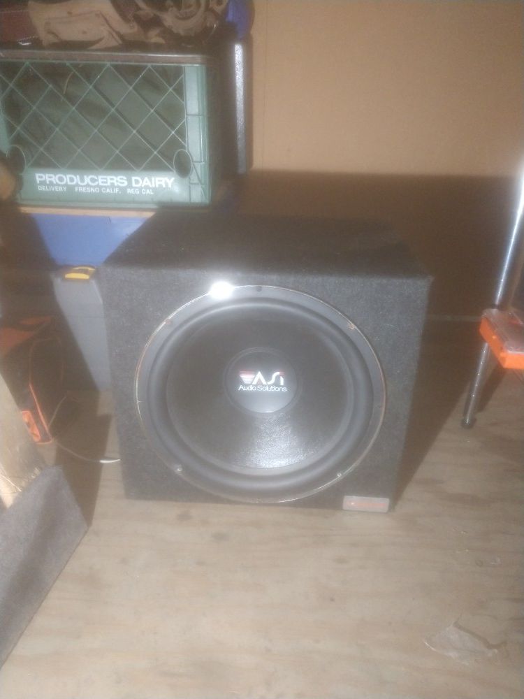 15" Audio Solutions Bass Subwoofer