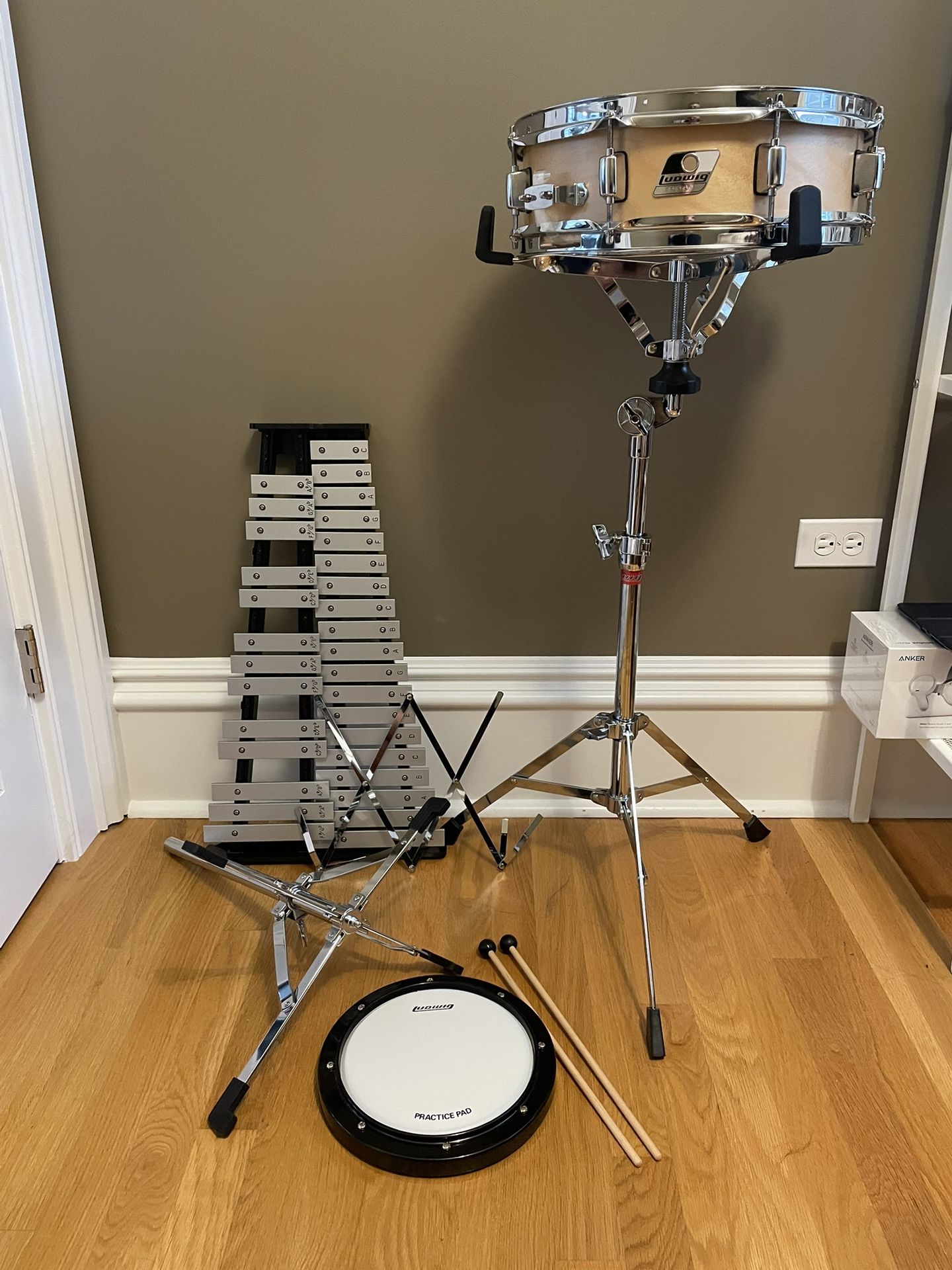 Ludwig Percussion Kit with Rolling Bag