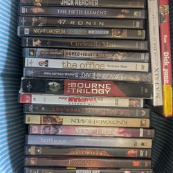 Almost 30 DVDs