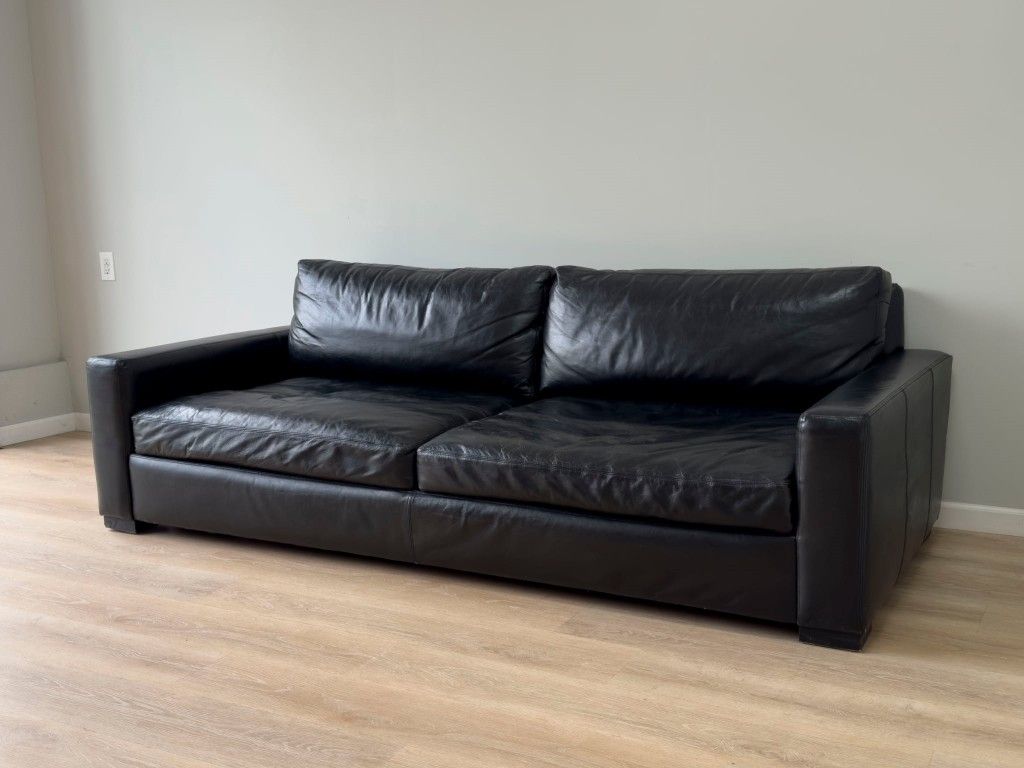 RH Maxwell Leather Sofa