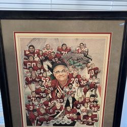 Signed Woody Hayes collectible