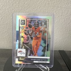 2023 Optic Football  Courtland Sutton Silver 