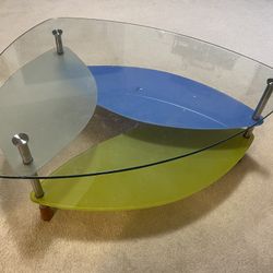 Glass Coffee Table 40x31”