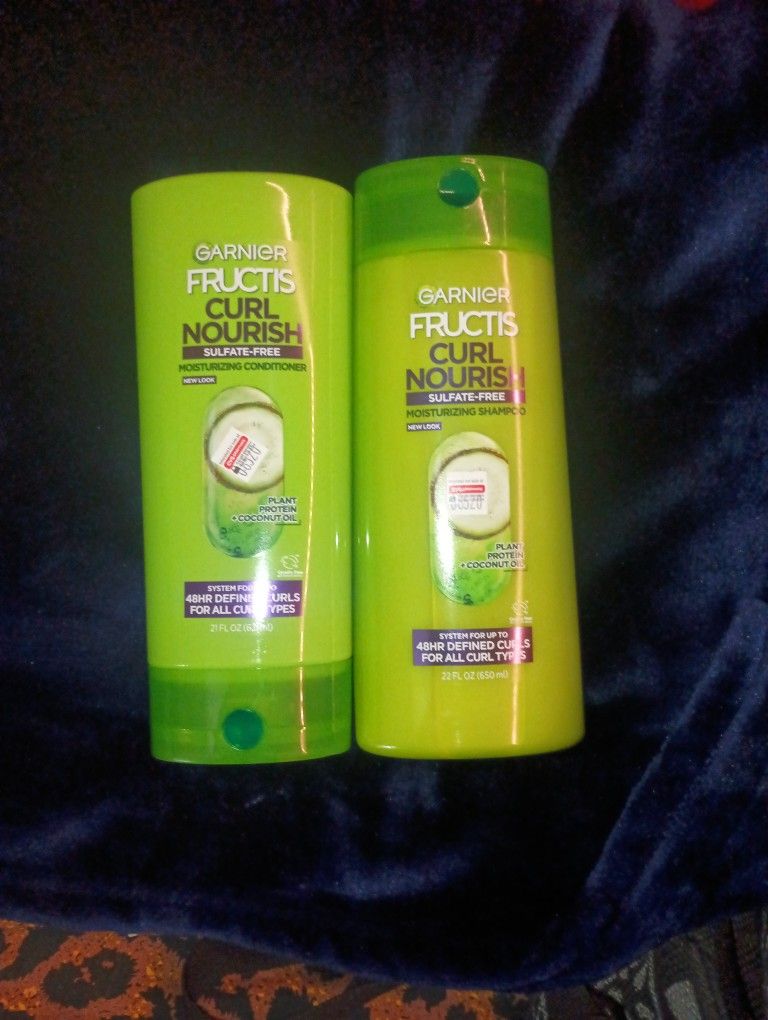 Garnier Curl Nourish Shampoo And Conditioner