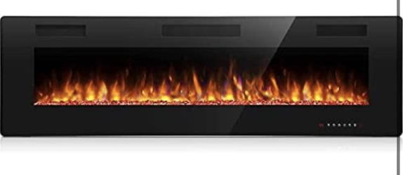 68in Antarctic Star Electric Fireplace