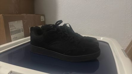 Size 12 Black Low-Top steal toe Sneakers