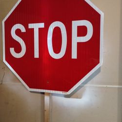 New And Very Clean Stop Sign 