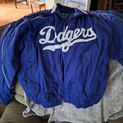 Authentic Majestic Dodgers Jacket XL