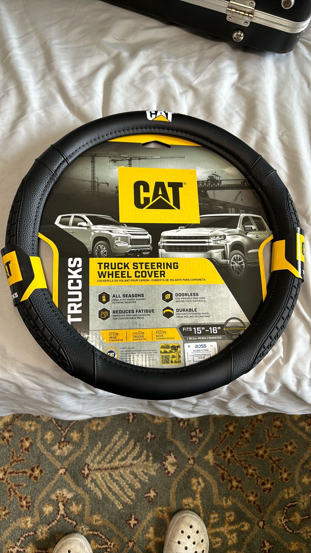 Caterpillar Truck Steering Wheel Cover