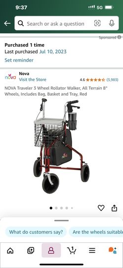 NOVA Rollator Walker