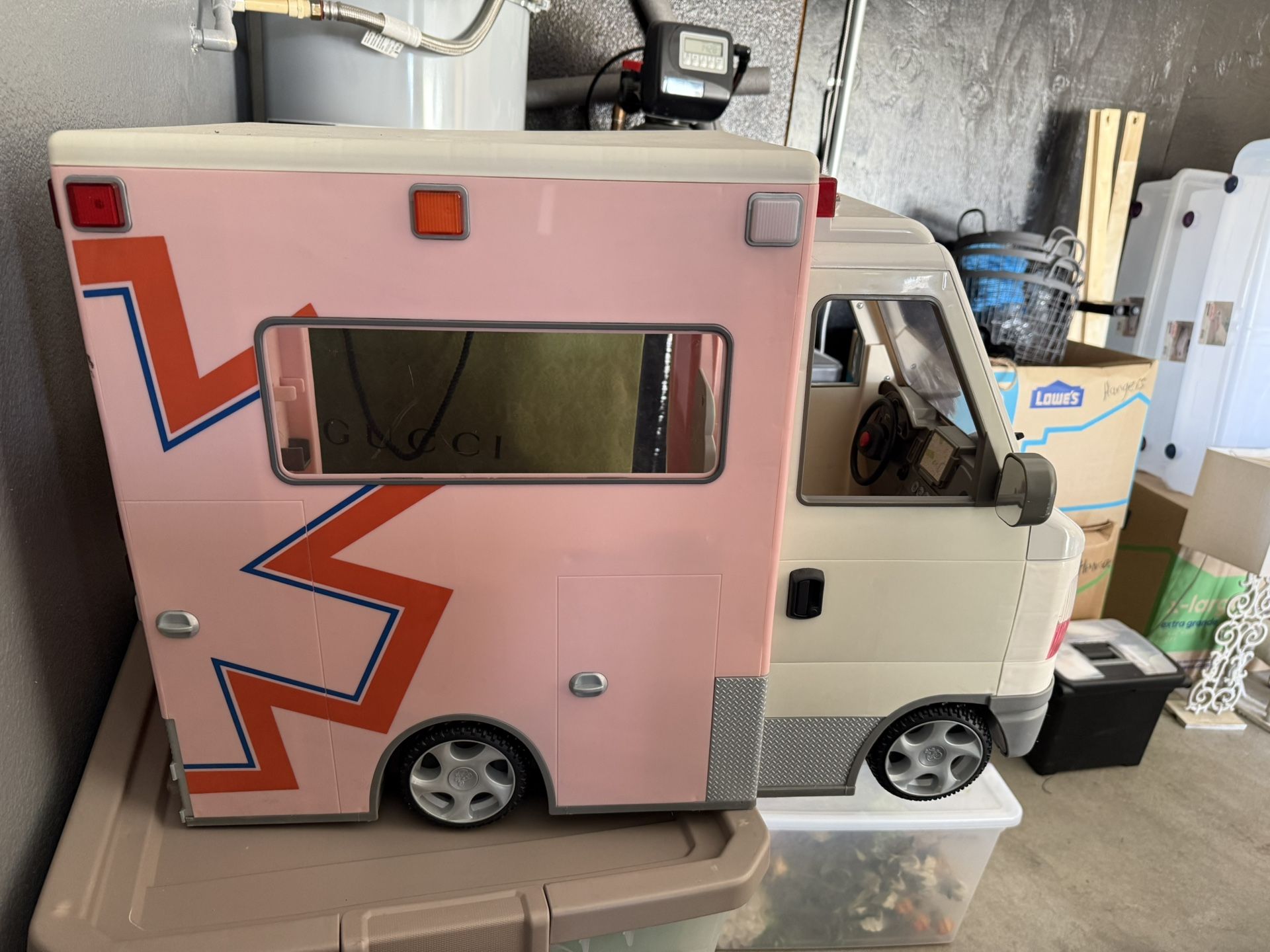 American Doll Ambulance Truck