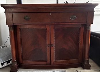Wood Tv Stand-Credenza