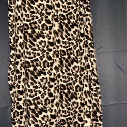 Plus Size , Cheetah Print Maxi Skirt Size 1XL