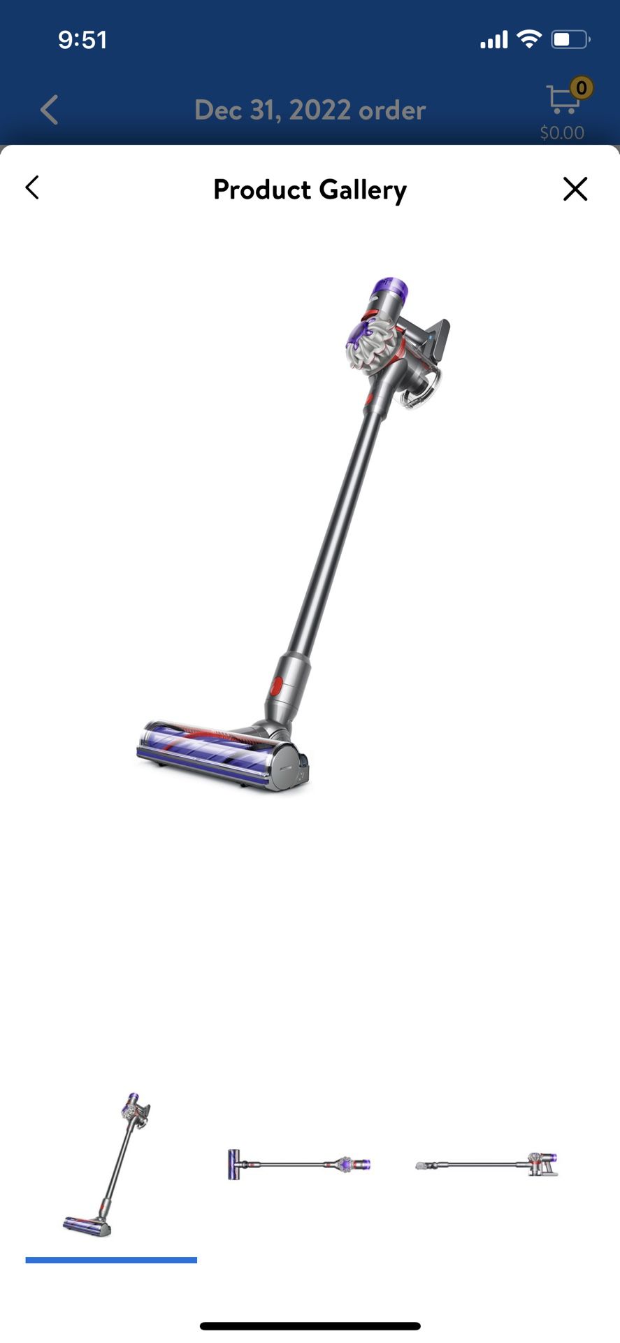 Dyson V8 Absolute Cordless Vacuum Silver