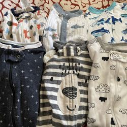 0-3 Baby Boy Pajamas